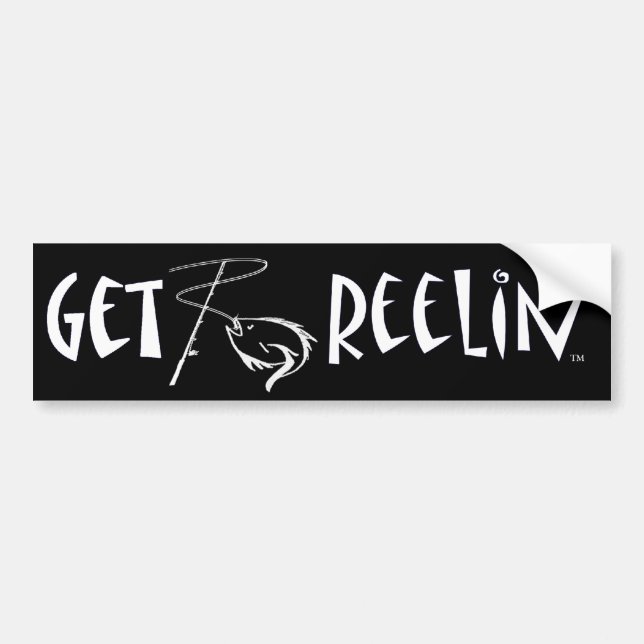 Voiture autocollant de pêche (Devant)