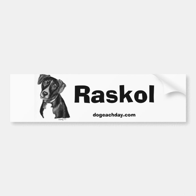 Voiture autocollant de raskol (Devant)