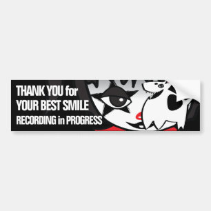 Voiture Autocollant de surveillance de la criminalité peti