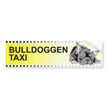 Autocollant de taxi Bulldoggen
