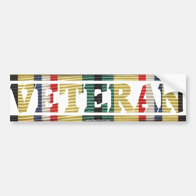Voiture Autocollant de vétéran de guerre de Golfe (Devant)