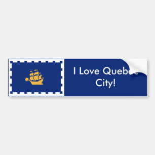 Voiture Autocollant Drapeau de Québec, Canada