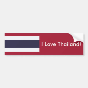 Voiture Autocollant Drapeau de Thaïlande