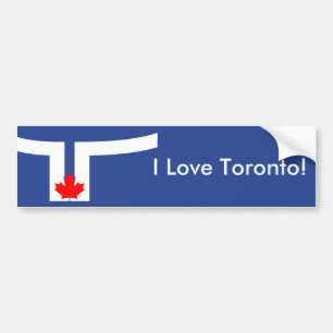 Voiture Autocollant Drapeau de Toronto, Canada