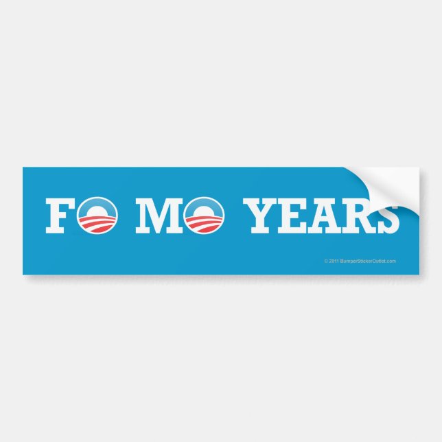 Voiture Autocollant FO MOIS de Pro-Obama (Devant)