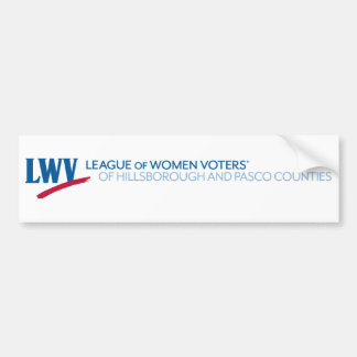 Voiture Autocollant LWV de Hillsborough et Pasco
