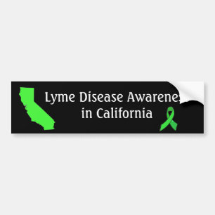 Voiture Autocollant Maladie de Lyme en Californie