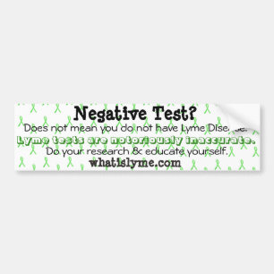 Voiture Autocollant pare-chocs de sensibilisation Lyme
