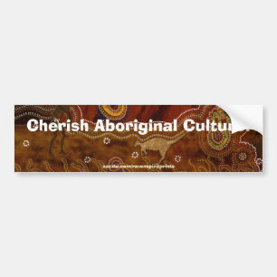 Voiture Autocollant pare-chocs de style aborigène australi