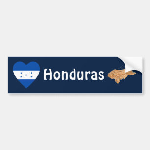Voiture Autocollant pare-chocs Drapeau en forme de cœur + 