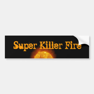 Voiture Autocollant SUPERBE de logo du FEU de TUEUR
