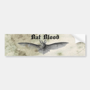 Voiture Bat Blood Halloween Autocollant pare-chocs de voit