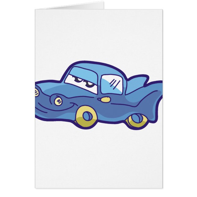 Voiture bleue (Devant)