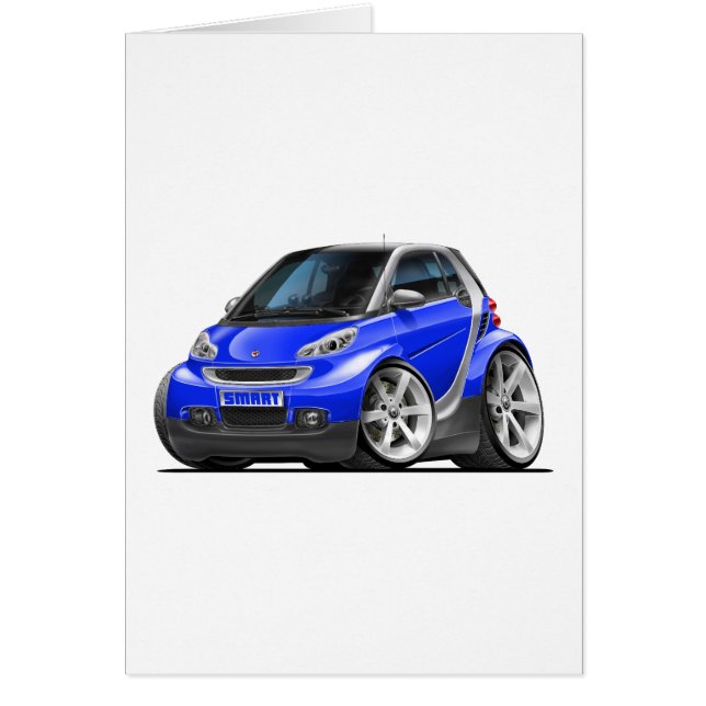 Voiture bleue intelligente (Devant)