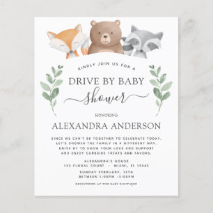 Voiture Budget Par Baby shower Woodland Eucalyptus