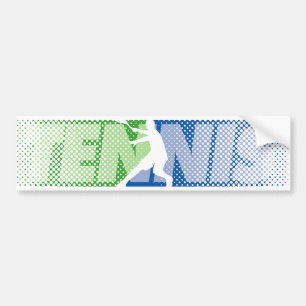 Voiture Cadeaux de tennis pour joueurs et fans autocollant