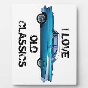 Voiture classique 1957 Plaque personnalisée Chevy