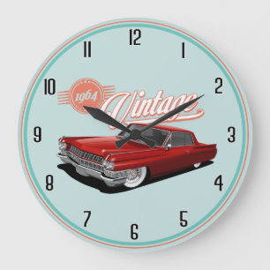 Voiture Classique 1964 Grande horloge