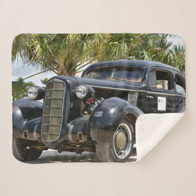 Voiture classique Couverture bébé Petit (Devant (Horizontal))