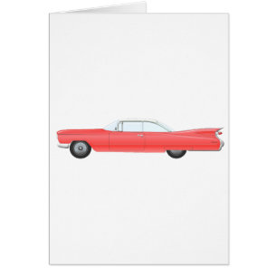 Voiture classique rose