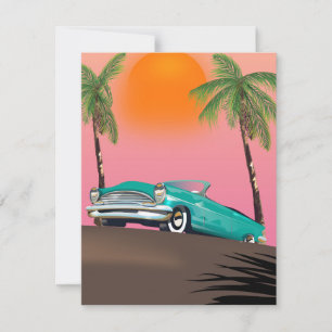 Voiture Classique Vintage Au Paradis