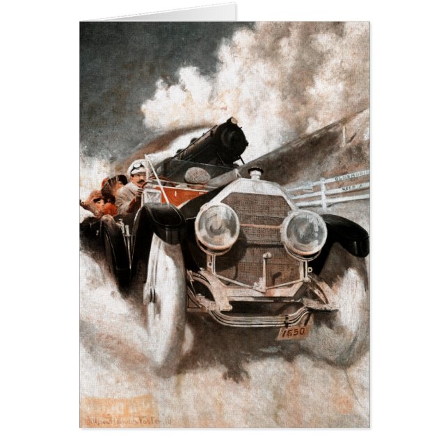 Voiture contre train par William Harnden Foster (Devant)
