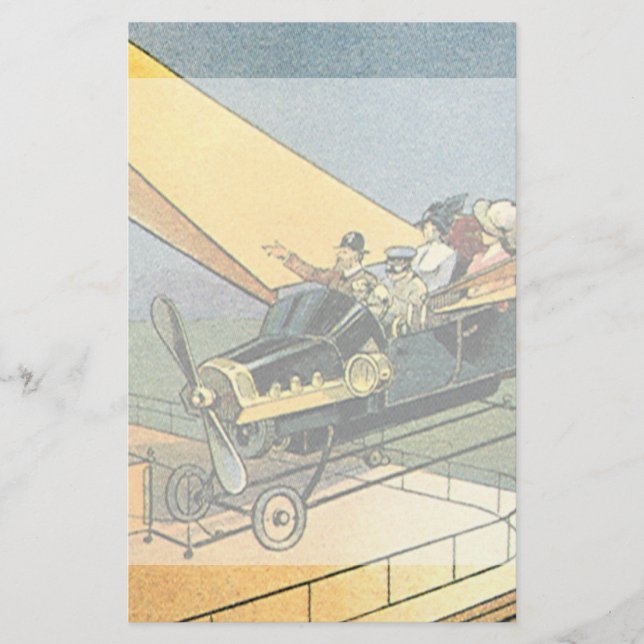 Voiture convertible Steampunk de science-fiction v (Devant)