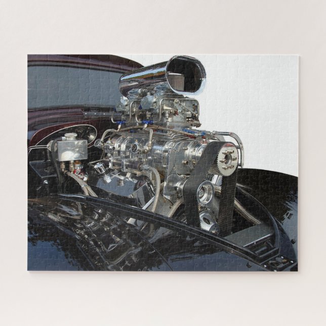 voiture customisée engloutir puzzle (Horizontal)