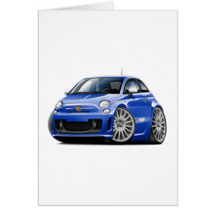 Voiture de bleu de Fiat 500 Abarth