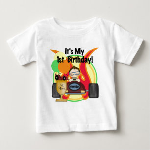 Voiture de course 1er Anniversaire Tshirts et cade