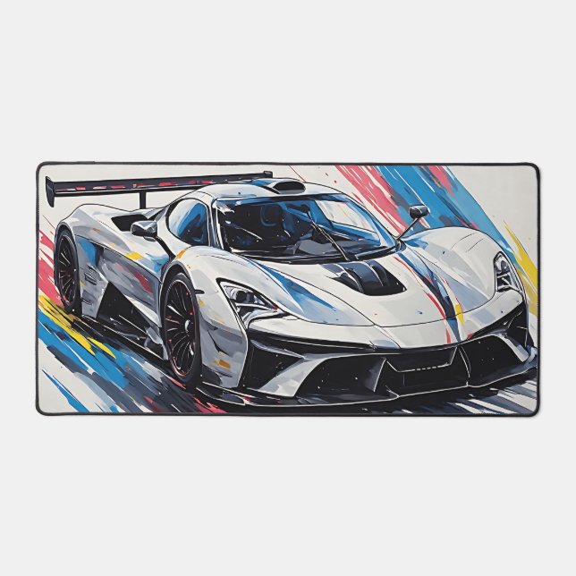 Voiture de course pour les passionnés de futurisme (Recto)