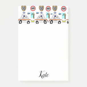 Voiture de police Post-it Notes