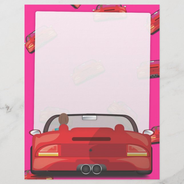 Voiture de sport rouge (Devant)