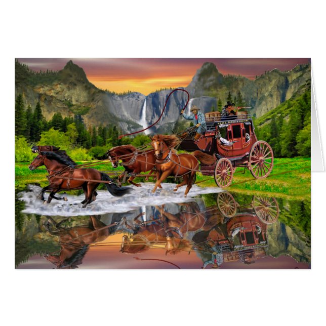 VOITURE DE WELLS FARGO (Devant horizontal)