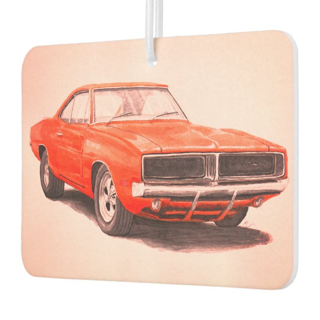 Voiture Désodorisant pour la Charger Orange de 1969 (Gauche)