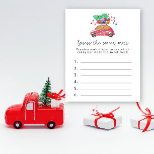 Voiture d'hiver Guess Sweet Mess, Baby shower Jeu