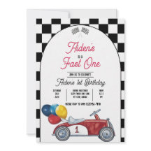Voiture Fast One Race - Invitation