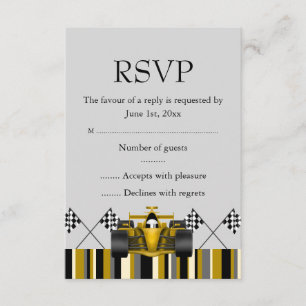 Voiture Gold Race RSVP