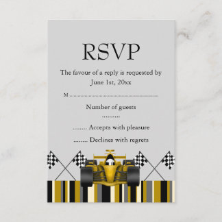 Voiture Gold Race RSVP