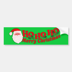 Voiture "Ho Ho Ho Joyeux Noël" autocollant de pare-chocs d