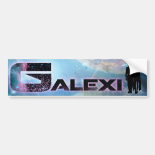 Voiture Logo GALEXI autocollant de pare-chocs