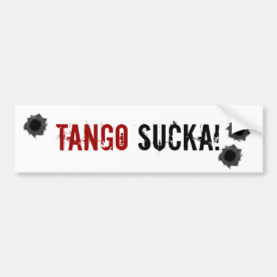 Voiture Tango Sucka! autocollant de pare-chocs de guerre