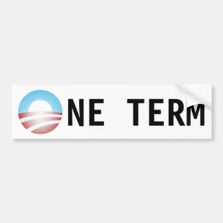 Voiture Un anti autocollant d'Obama de terme