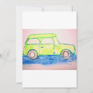 Voiture verte cool