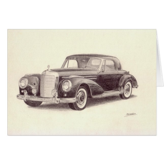 Voiture vintage : Benz 300S de Mercedes (Devant horizontal)