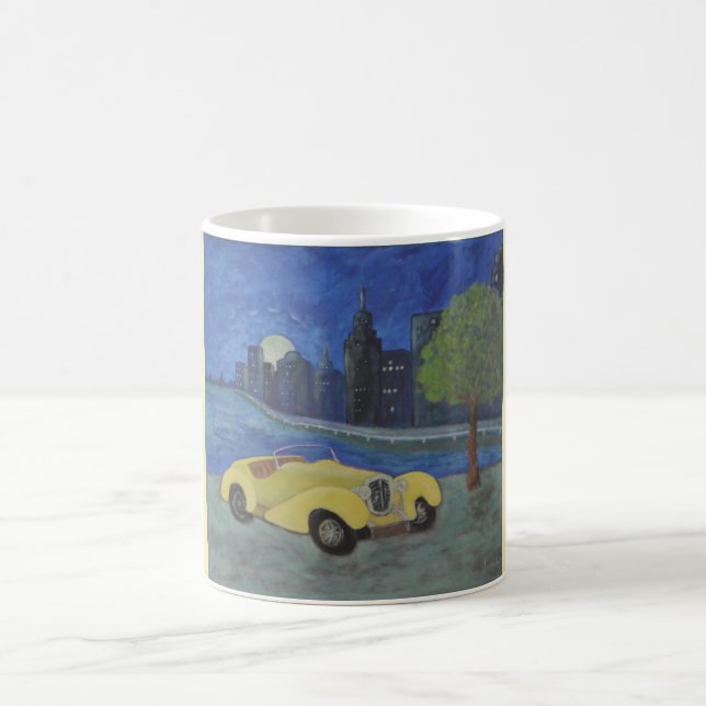 Voiture Vintage En Mug De Ville (Centre)