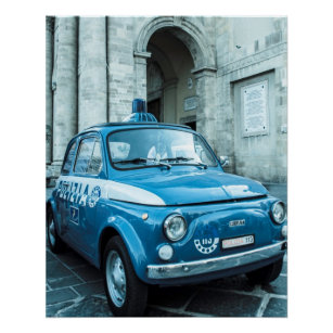 Voiture vintage Poster parfait   Fiat 500   Voitur