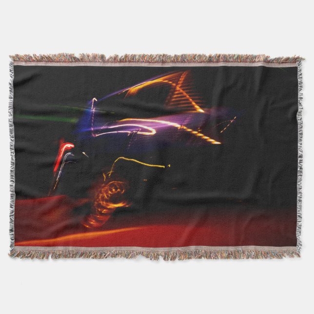 voiture violette danse jeter couverture (Devant)