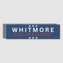 Whitmore pour le président Bumper Magnet