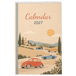 Voitures Classiques Anciennes Calendrier Mural 202